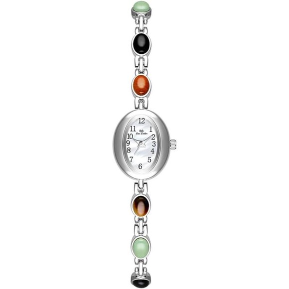 Luxury Gold Tone Women Watch Jewelry Bracelet Dainty Quartz Wrist Water-resistan